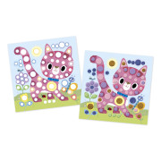 My arts&crafts Mini Okrúhle nálepky Psík a kamaráti od 3 rokov Janod