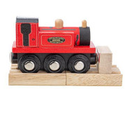 Drevený vláčik Teriér červený Bigjigs Rail