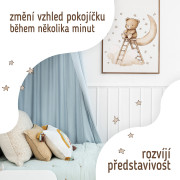 Nástenné samolepky do detskej izby Teddy bear on a ladder Sipo