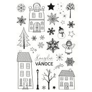 Detské pečiatky Aladine Stampo Art, 29 ks - Kúzelné domčeky