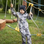 Rastúce softshellové nohavice Dino dobrodruh Esito, šedá