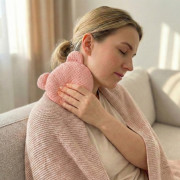 Termofor TEDDY nahrievací vankúšik s čerešňovými kôstkami a levanduľou