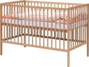 Detská postieľka s kompletnou výbavou 120 x 60 cm prírodná Malia Scarlett