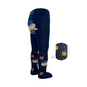 Pančucháče s protišmykom 3x ABS veľ. 80/86 tm. modré medvedík Be Snazzy