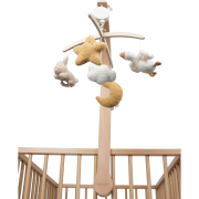 Hudobný kolotoč drevený Newborn Naturals Little Dutch