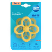 Canpol babies Hryzátko senzorické silikónové 2v1 kvietok