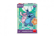 Puzzle Stitch Diamond 33x47cm + lepidlo + kamienky 200 dielikov