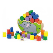Drevená hra slonia rovnováha