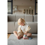 Farebná pyramída - drevená skladačka 9 dielov Cubika