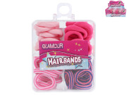Gumičky do vlasov 12 ks Glamour