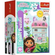 Minipuzzle S Gabby je vždy zábava/Gabby´s Dollhouse 4 druhy, 54 dielikov
