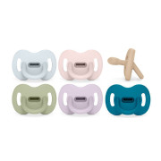 Cumlík fyziologický silikón 6-18 m SX PRO Colour Essence Suavinex