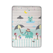 Obojstranná penová podložka Kinder Digits and Elephant 178 x 120 cm Milly Mally