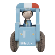 Policajné auto drevené Little Dutch