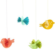 Kreatívna sada Prvé skladanie Vtáčiky závesné Craft Kit Haba