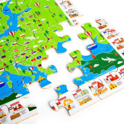 Puzzle Európske pamiatky Bigjigs Toys