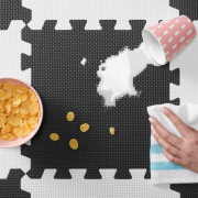 Podložka penové puzzle Luno 150x180 cm Black 30 ks