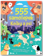 555 samolepiek - Mačky a psy