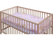 Detská postieľka s kompletnou výbavou Scarlett 120 x 60 cm Mráčik - ružová 2. AKOSŤ