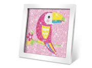 Kreatívne set obraz s kamienkami papagáj