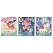 Kreatívna sada Štrasové kamienky nalepovanie Magické víly Janod