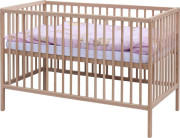 Detská postieľka s kompletnou výbavou Scarlett 120 x 60 cm Mráčik - ružová 2. AKOSŤ