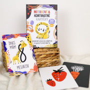 Míľnikové a kontrastné kartičky 2v1 Edukid