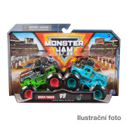 Monster Jam - zberateľský kovový model auta Monster Truck, set 2 modelov, 1:64
