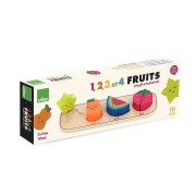 Vkladacie puzzle Učím sa počítať ovocie Sarah Betz Vilac