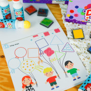 Veľká kreatívna sada 4 v 1 Farby v tube