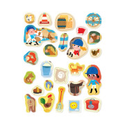 Kvído - Samolepkovanie: Koníky Trefl