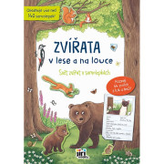 Svet zvierat v samolepkách Zvieratá v lese a na lúke