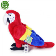 Plyšový papagáj červený Ara Arakanga 24 cm Eco-Friendly Rappa