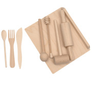 Drevená kuchynská sada pre malých šéfkuchárov Baby Mix