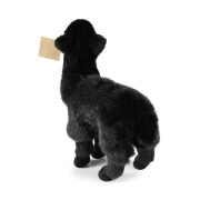 Plyšová lama alpaka čierna 23 cm ECO-FRIENDLY Rappa