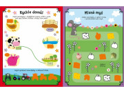 Kniha plná samolepiek Farma