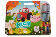 Mega omaľovánkový set - Farma