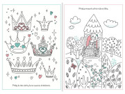 Kúzelné kráľovstvo - 1400 diamantov na nalepenie, omaľovánky