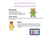 Letný spací vak s nožičkami, bambus ružový zajac