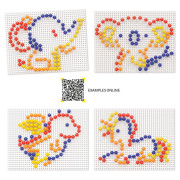 Mozaika Fantacolor Tab Basic mix 10 mm - 100 ks Quercetti