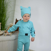 Rastúce body rebrované Turquoise - tyrkysová Esito