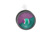 Lambáda/Catch ball hra s loptičkou na suchý zips 19 cm zeleno-fialová