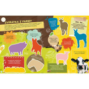 Náučná samolepková knižka 6+ Farma