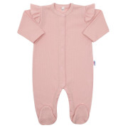 Dojčenský bavlnený overal New Baby Practical ružový holka