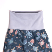 Detské kraťasy Morský svet šedej Esito