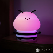 LED silikónová nočná lampička Rgb - včielka Mary's