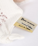 Darčeková sada Plyšový medvedík s dečkou 30 cm ružový Doudou