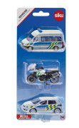 Policajná sada 3 áut česká verzia Siku