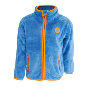 Mikina chlapčenská chlpatá so stojačikom modrá Pidilidi