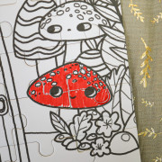 Vyfarbovacie puzzle Utajená záhrada 100 ks